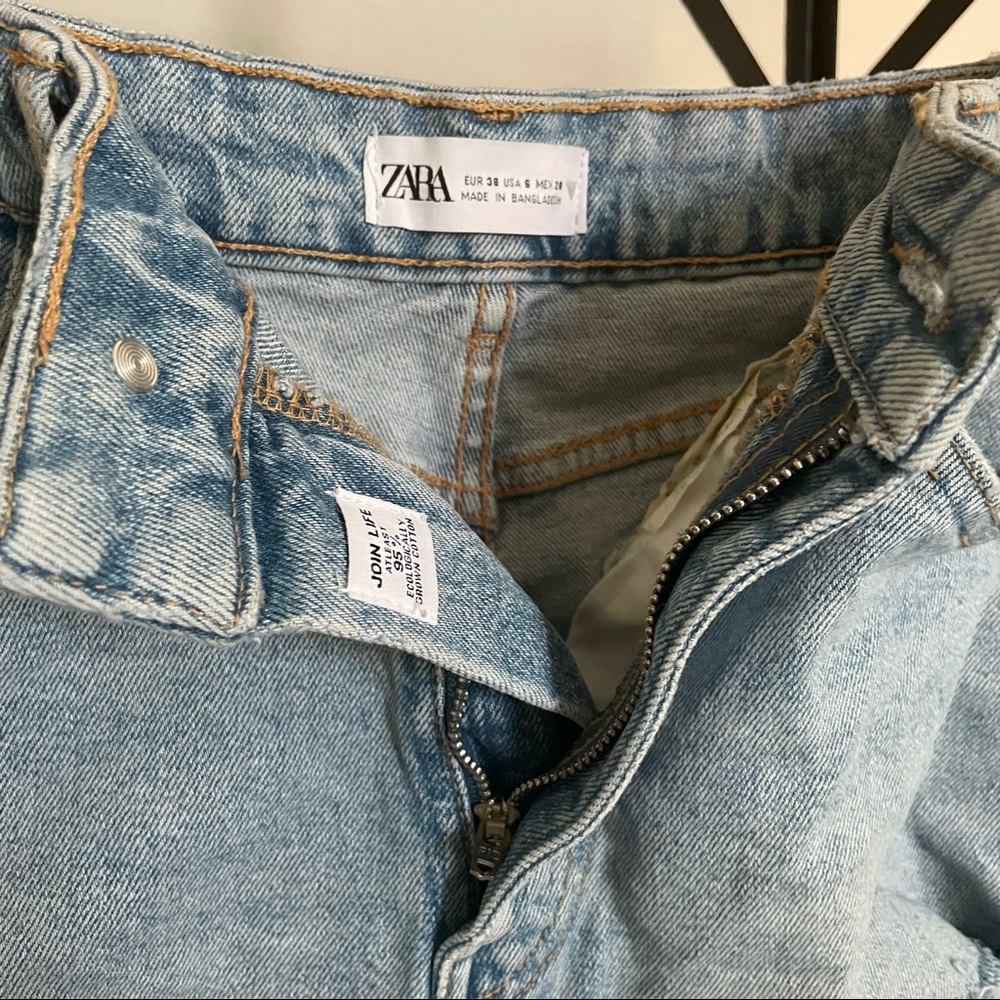 Zara cutoff mid rise shorts